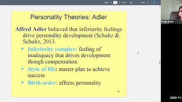 Psychology 101 Chapter 11 (Personality) Lecture Part 2