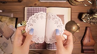 다꾸 ASMR 1 HOUR Journaling Vintage diy꾸미기 | Scrapbook Paper Sounds