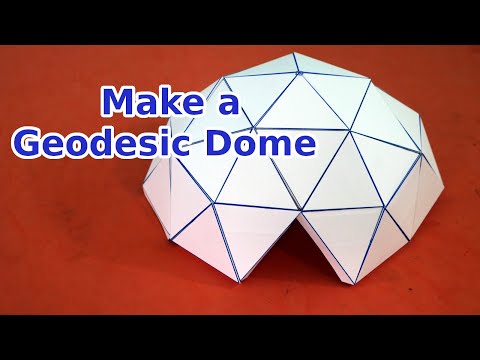 Easy to Make Geodesic Dome