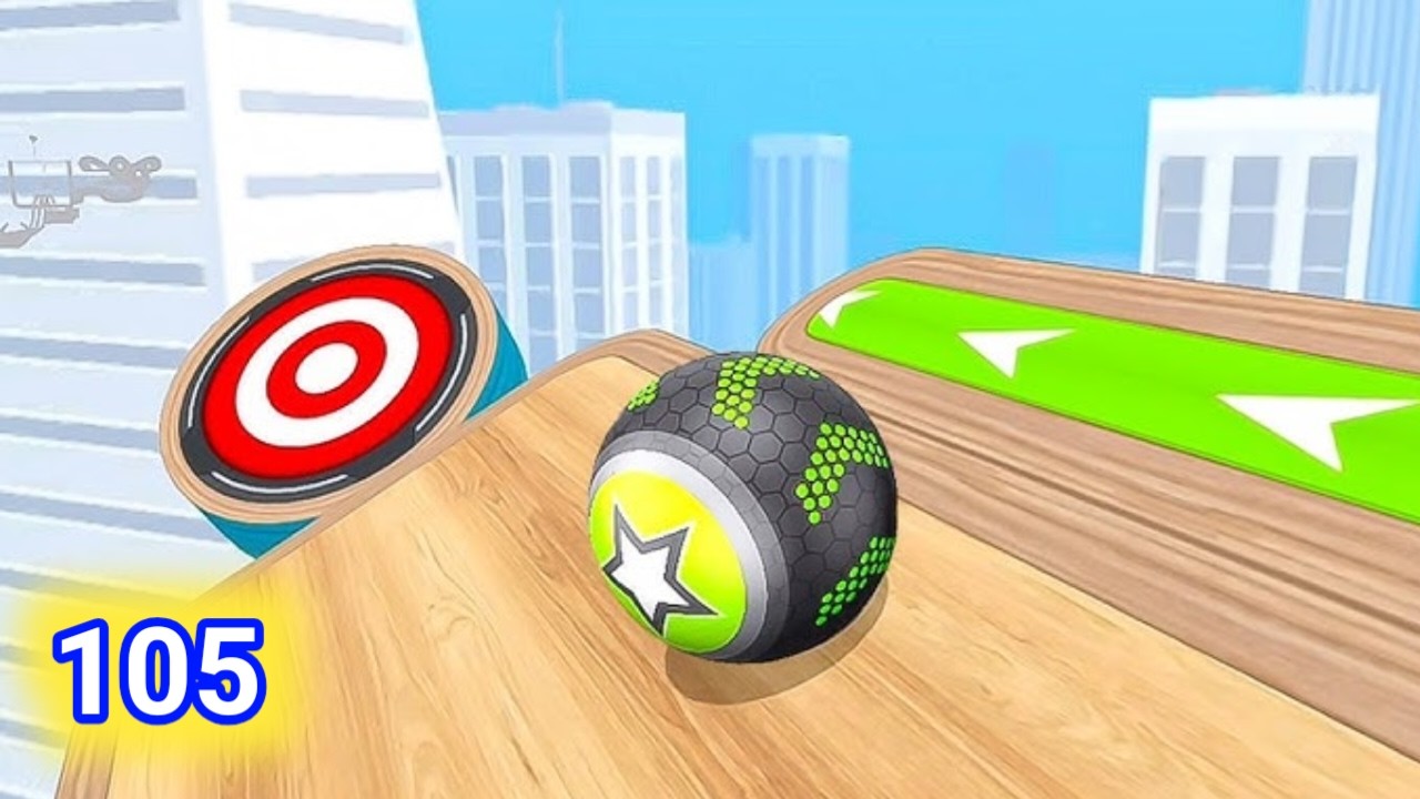 Going Balls , Speed Run , Going Balls Portal Run Gameplay Level 105