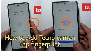 How to add fingerprint in Tecno camon 18p fingerprint test