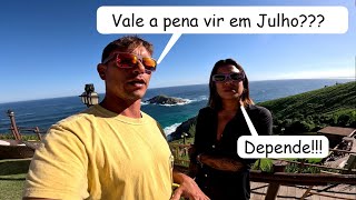 COMO É JULHO EM ARRAIAL DO CABO