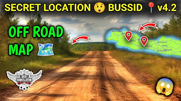 Top Secret! Off-Road Map Location in Bussid Revealed 🗺️ 😲 | Farm House in Bussid 🤩| Hidden Paths 😱