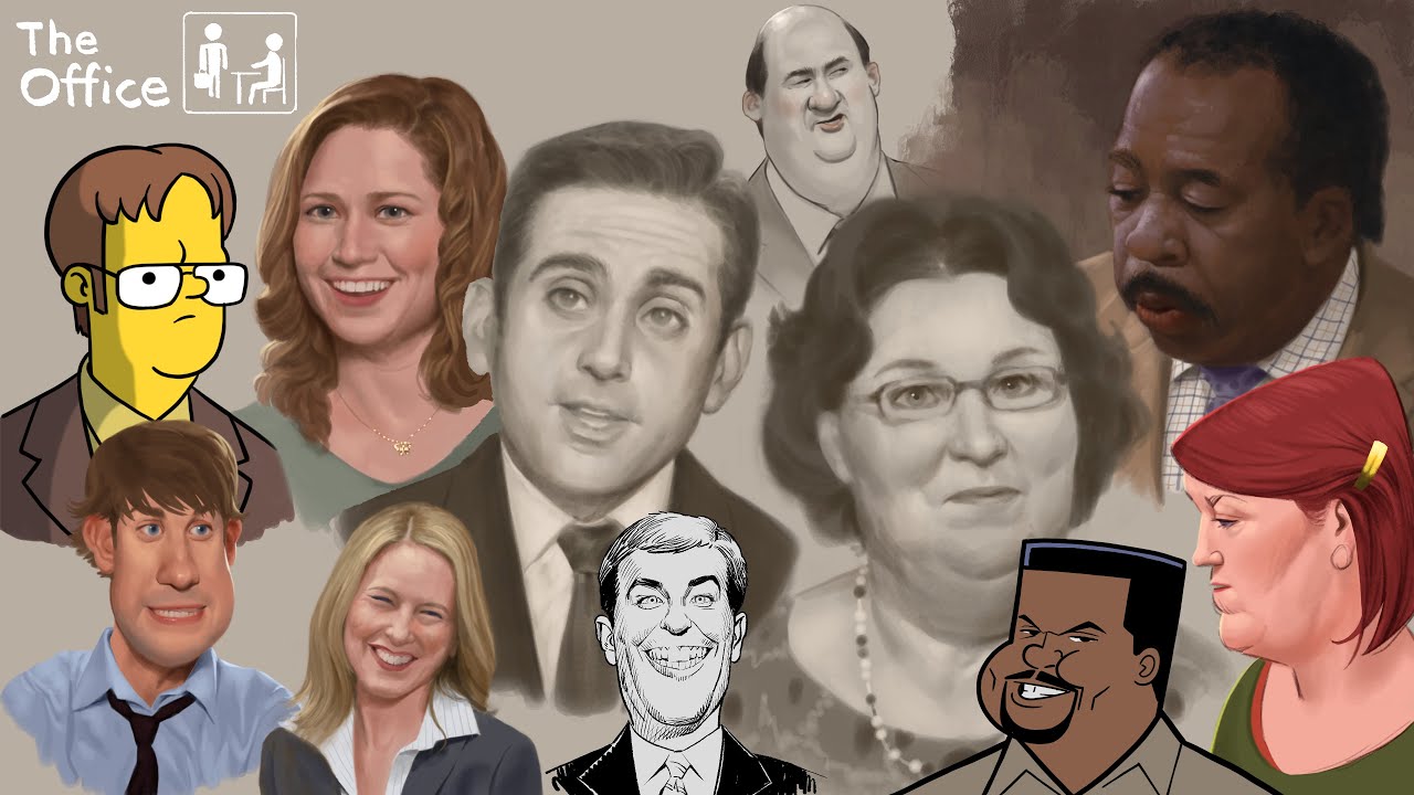 An Artist's Thoughts on Style & The OFFICE TV show art studies