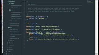 Laravel Tutorial - Adding a middleware to the admin section in Laravel 5.4