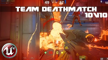 Unreal Tournament 4 - Team Deathmatch in Lea Observatory 10v10