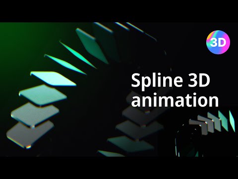 Ai Card Animation | 3D Interective Website in Spline