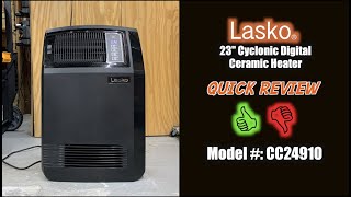 32" Lasko CYCLONIC Digital Ceramic Heater w/ Remote - REVIEW / HOW TO (CC24910) screenshot 4