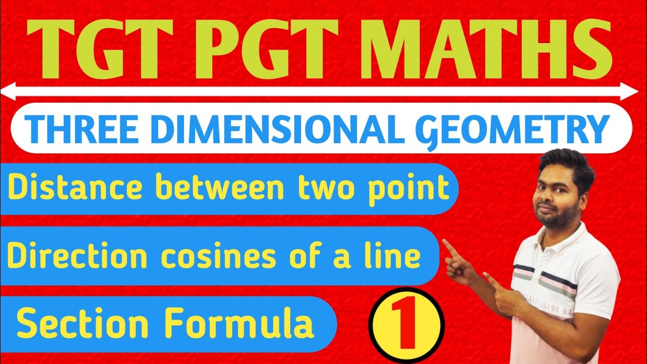 THREE DIMENSIONAL GEOMETRY | DISTANCE BETWEEN TWO POINTS | DIRECTION COSINES OF LINE | BY PAWAN SIR