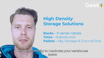 Geek+Speak #2: Racks, Totes, Pallets... Our solutions save space
