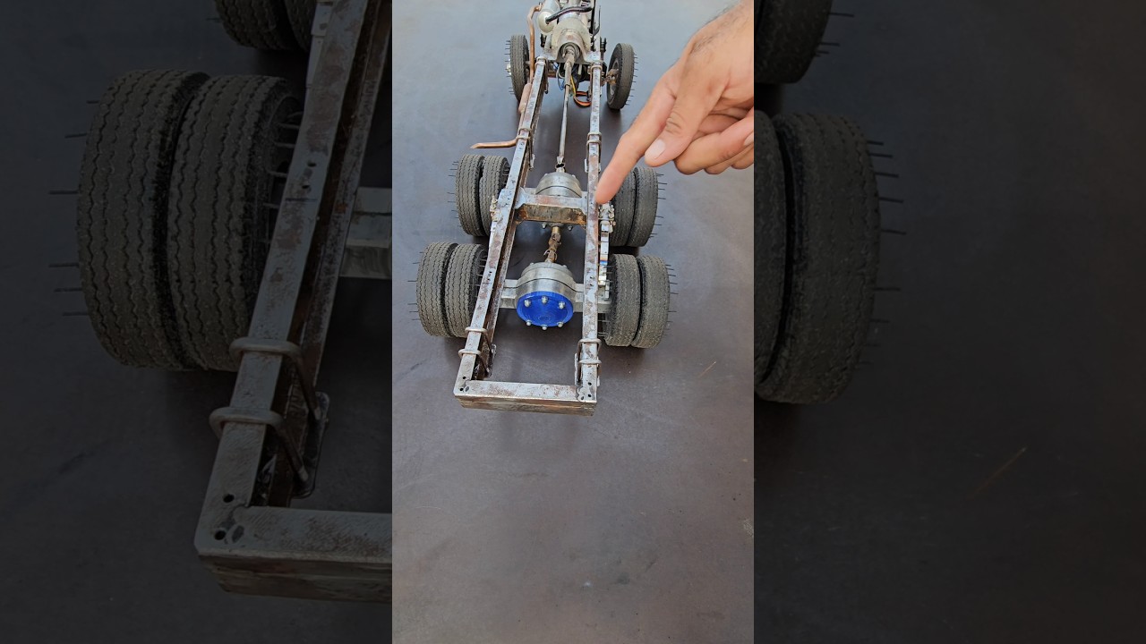 I made a chassis for an RC truck 