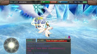 [Iruna Online] - Wind Enchanter (Bow) vs Snow Dragon Lydia lvl 420 screenshot 2