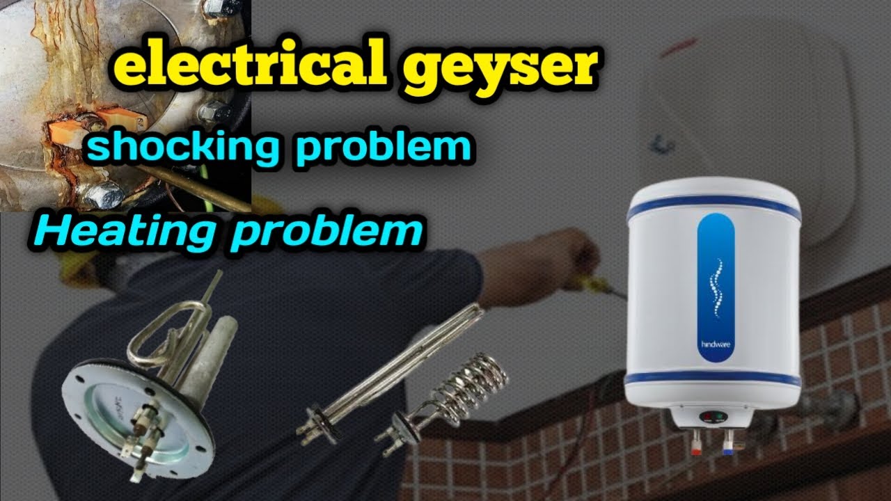Geyser shocking problem in telugu ll how to solve geyser heating