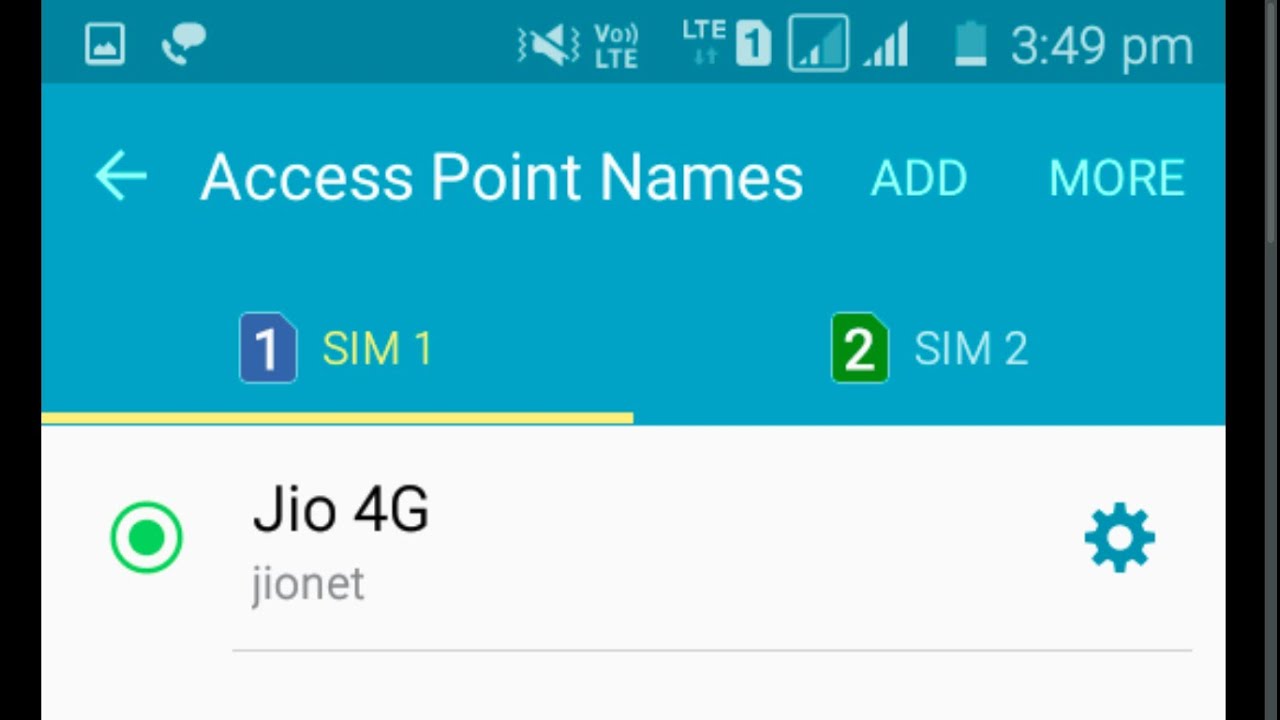 Moto G 3rd Gen Reliance Jio 4G LTE Sim VoLTE Settings