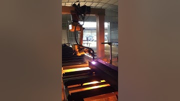 HH Automation-HuaHeng H-Beam Robotic Cutting System