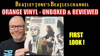 Paul McCartney Man On The Run Orange Vinyl Soundtrack LP Unboxed \u0026 Reviewed