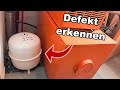 Woran du ein defektes Ausdehnungsgefäß erkennst!