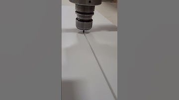 5 Axis CNC Router Cutting Corian Solid Surface. #cnc #cncrouter