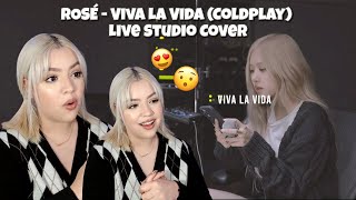 [REACTION] ROSÉ - Viva La Vida (Coldplay) Live Studio Cover