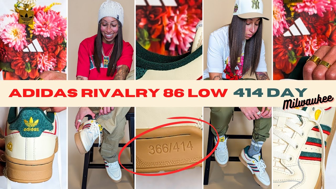 414 PAIRS! Adidas Rivalry 86 LOW 414 DAY for Milwaukee Unboxing +