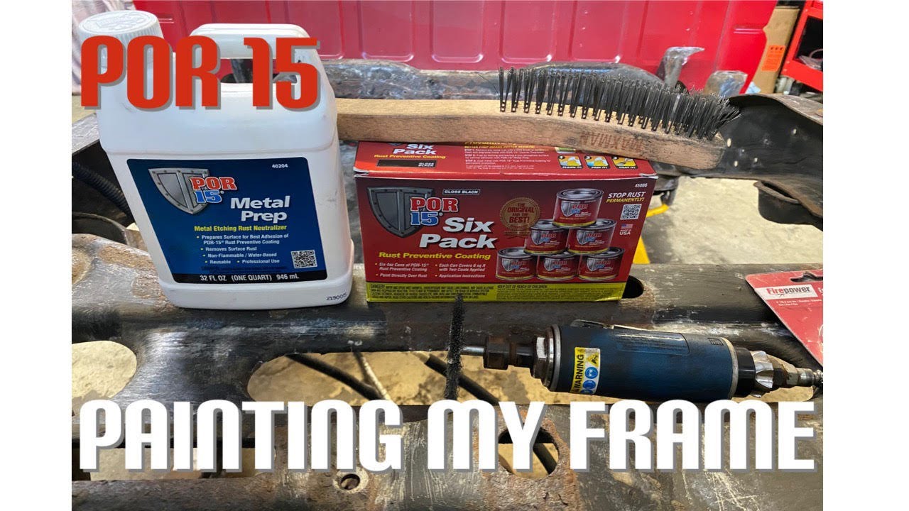 Painting my frame with por 15 & tips 