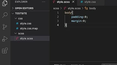 How to setup a fast node sass/scss project (2021)