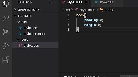 How to setup a fast node sass/scss project (2021)