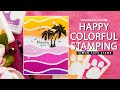 Happy Colorful Stamping