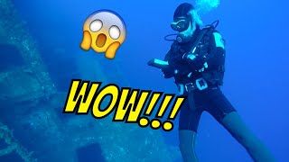Затонувший Танкер на дне Средиземного Моря!!! Diving Zenobia