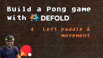 4. Build a Pong game with Defold - Left paddle & movement