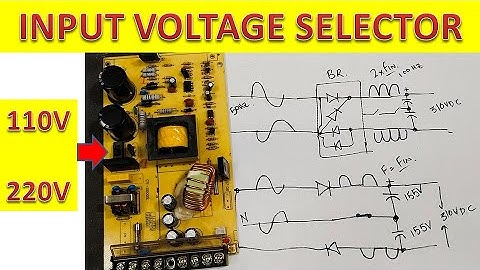 {894} 110V / 220V input voltage selection switch circuit in SMPS