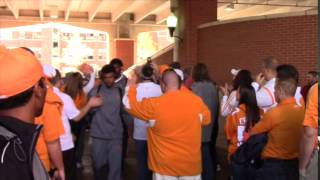 Vol Walk Entering Oklahoma (9/13/14)