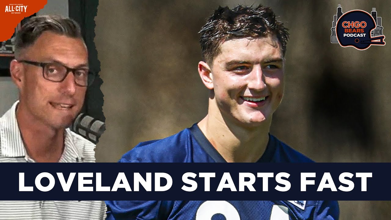 COLSTON LOVELAND ARRIVES: Bears First Round Pick Looks Great in First FULL Practice