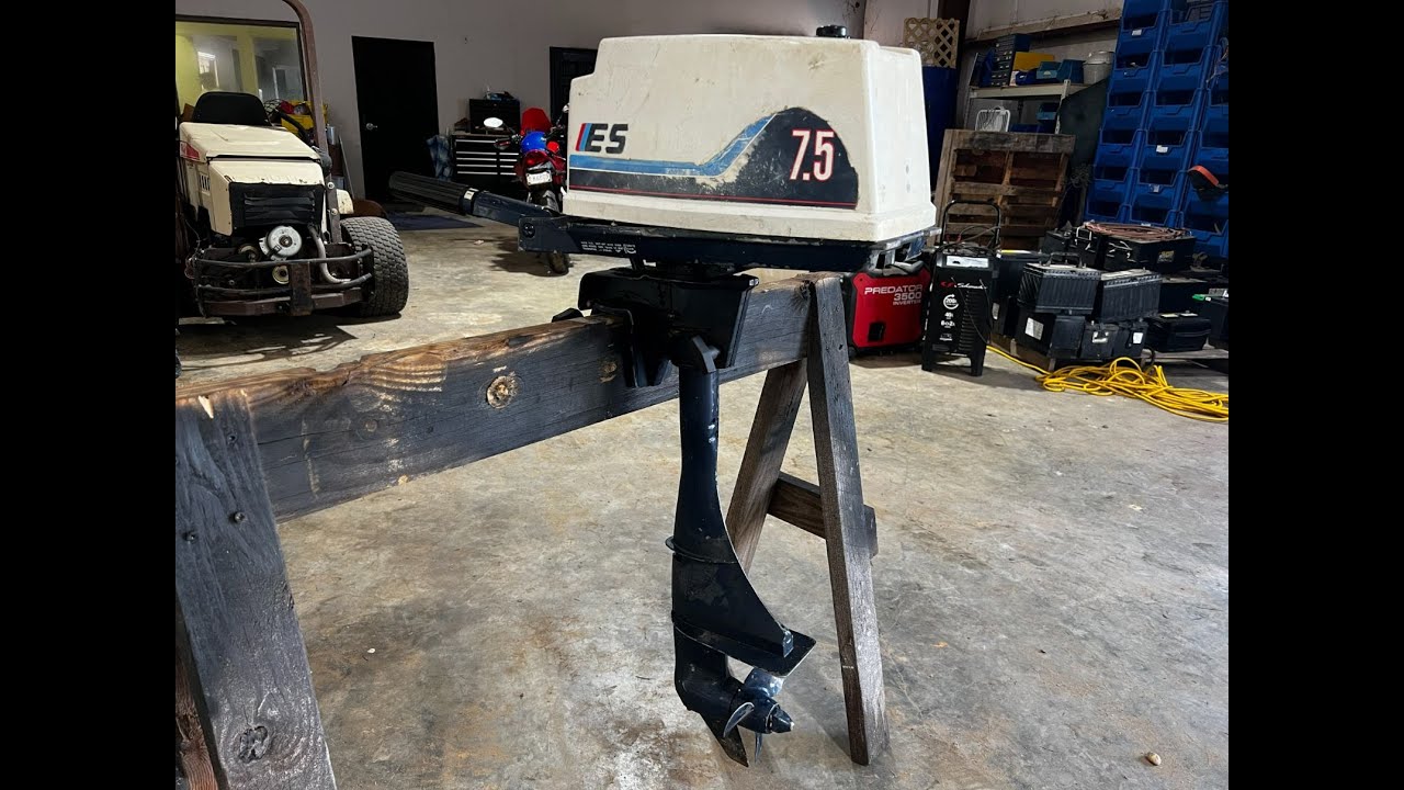 ESKA 7.5HP Outboard Boat Motor YouTube