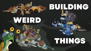 Building Weird Things From LEGO Magazines!