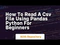 Beginner's Guide to Reading CSV Files with Pandas π