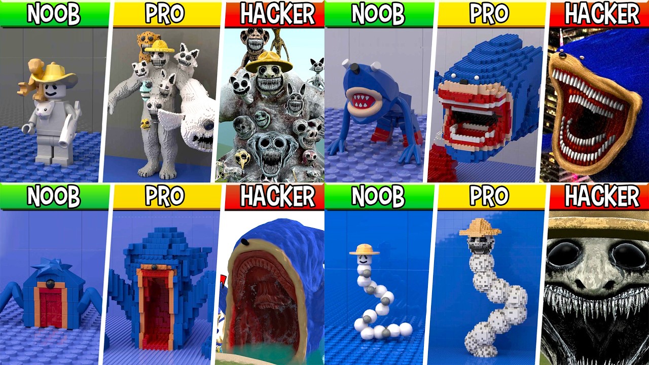 LEGO ALL Characters in Shin Sonic, ZOONOMALY, My Sprunki
