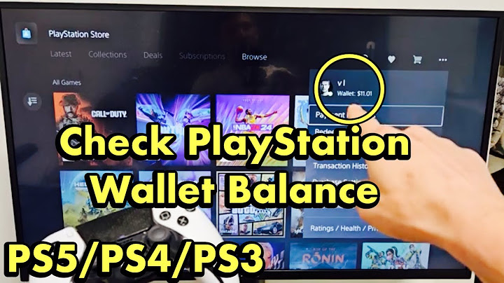 How to Check your Playstation Wallet Balance (PS5/PS4/PS3)