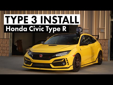 2021 Honda Civic Type R LE FK8 Function and Form Type 3 Coilovers Install Darkside Racing