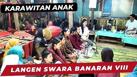 Karawitan Anak LANGEN SWARA Baranan 8, Dihadiri Gusti Aning dari Kraton Yogyakarta ‼️
