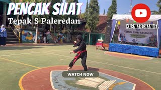 PENCAK SILAT TEPAK 5 PALEREDAN - SISWA SMP MENAMPILKAN SILAT TEPAK 5 PALEREDAN