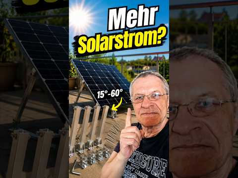 MATADORES Aufständerung für Solarmodule Test – 15° bis 60° verstellbar Video