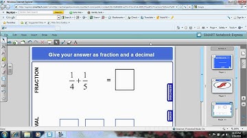 smart board math lesson talk LJ