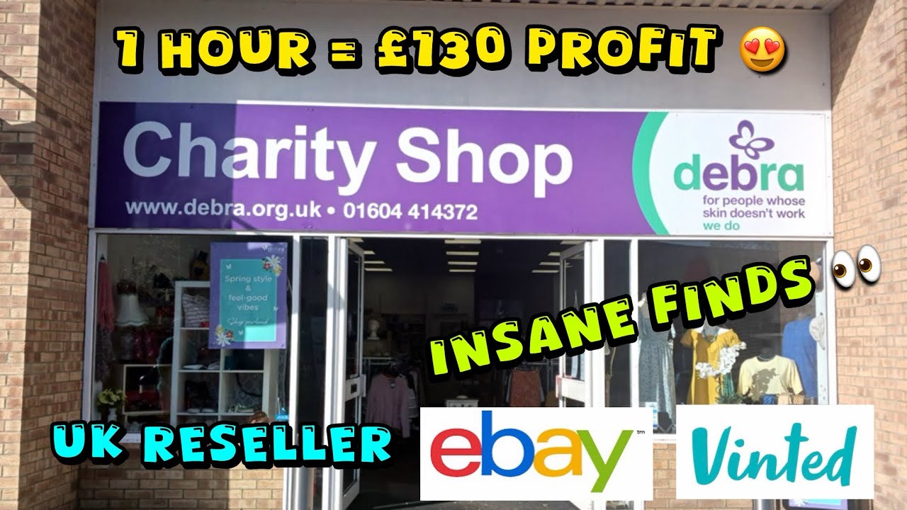 1 час в благотворительном магазине = 130 фунтов стерлингов прибыли 👀💰