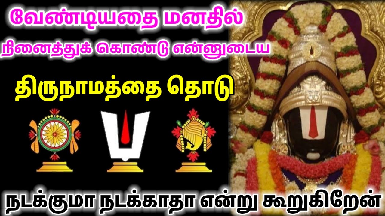 வேண்டியதை மனதில் நினைத்துக் கொண்டு என்னை தொடு/ #பெருமாள் #perumal