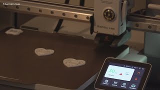 Forsyth student uses 3D printing to help special education class for Valentines Day