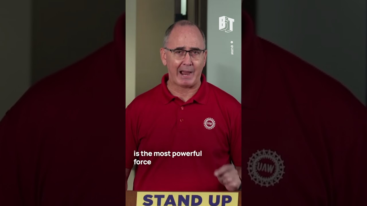 UAW President Shawn Fain announces 7,000 more autoworkers will join strike with this powerful speech