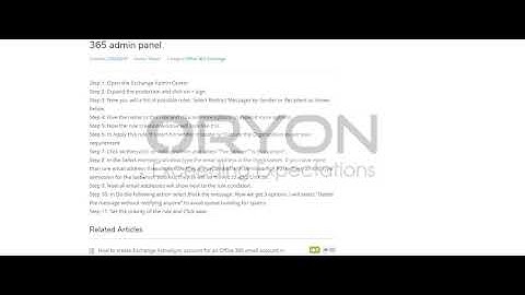 How to blacklist an email account or domain at Office 365 admin panel