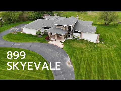 899 Skyevale Dr, Ada, MI home video tour