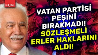 Vatan Parti̇si̇ Sözleşmeli̇ Erleri̇n Sorunlarini Çözdü Ulusal Haber